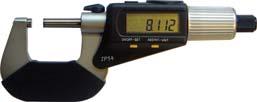 205 Digital-Mikrometer mit HM-Meßflächen mit auswechselbaren Einsätzen / inch umschaltbar Ablesung 0,001 / 0,00005"