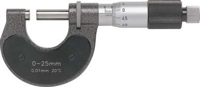 Präzisions-Kontrollbügelmeßschraube DIN 863 Diese Mikrometer eignen sich gleichgut für Kontrolle und Fertigung.