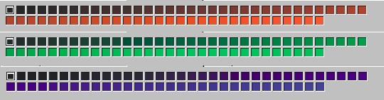 Grafikkarten Standard-VGA 256 Palettenfarben Jede Palettenfarbe 3*6 Bit RGB 64*64*64 = 262144 mögliche Farben 64 Graustufen 640*480 = 307.