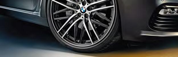ORIGINAL BMW KOMPLETTRÄDER. MAXIMALE VIELFALT UND EXKLUSIVITÄT. 1. FAHRDYNAMIK UND HANDLING. Hervorragendes Handling und sehr guter Fahrkomfort. Maximaler Bremsenfreiraum.