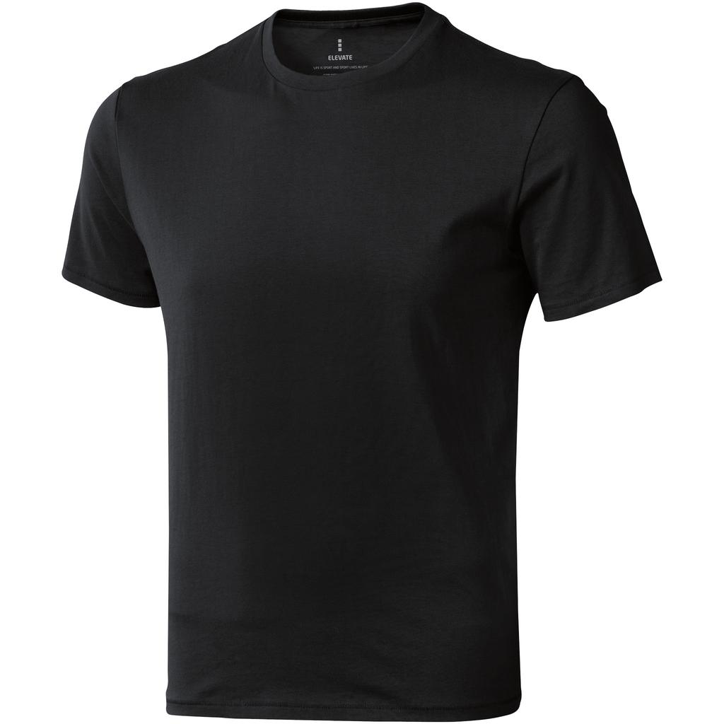 HERREN-T-SHIRT Anthrazit oder navy Artikelbeschreibung: Nanaimo HerrenT-Shirt, kurzärmlig. Regular Fit. 1x1 Rippstrickkragen ohne Nähte auf der Außenseite.