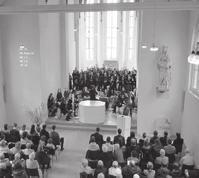Unser Domchor und das Domkammerorchester, unterstützt durch vier Vokalsolisten aus Dresden und Foto: Domkantorei Leipzig, sangen und musizierten unter der Leitung von Domkantor KMD Jan-Martin Drafehn.