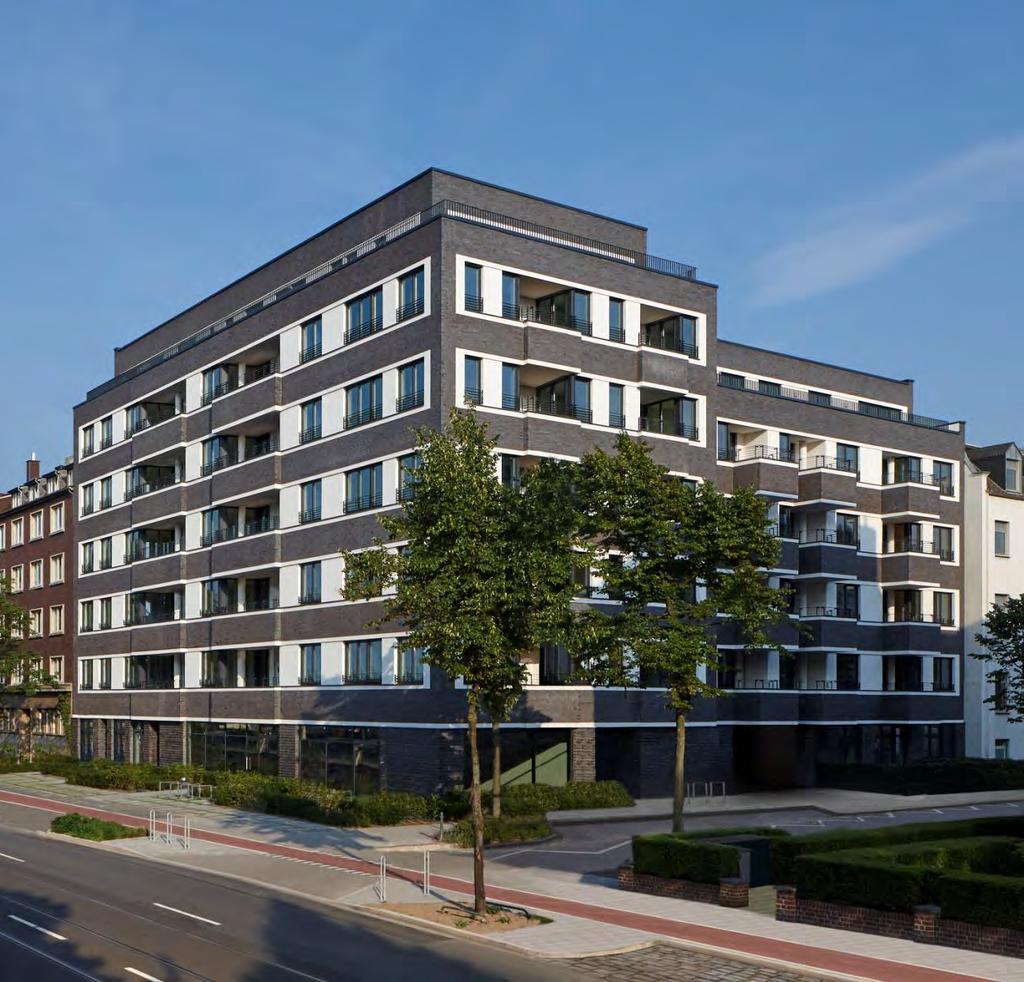 Revitalisierung Grafenberger Allee Düsseldorf Umnutzung eines Bürogebäudes zu einem Wohn- und Geschäftshaus Grundstücksgröße 1.888 m 2 BGF o. i. gesamt 6.201 m 2 BGF Wohnen Umnutzung 5.