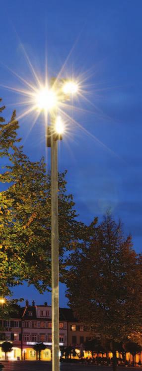 Vier Schritte zur energieeffizienten Straßenbeleuchtung. Um die Straßenbeleuchtung in der Kommune zukunftsfähig zu gestalten, ist ein Modernisierungsfahrplan hilfreich.