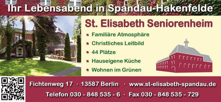 Das gesunde und soziale Spandau Wohnen und Pflege geriavita GmbH DAS familiäre Pfegeheim an der Villa Schützenhof in Hakenfelde Niederneuendorfer Allee 13, 13587 Berlin - Spandau email: