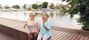 ANZEIGE Das gesunde und soziale Spandau Wohnen und Pflege Wohnen und Wohlfühlen Die Residenz Wasserstadt liegt idyllisch auf einer Halbinsel an der Havel und bietet die jeweils optimale Wohnform für