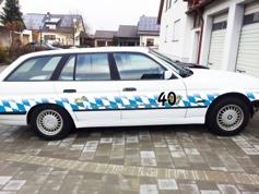 ! 6.2.! Die Fahrzeuge Alfred - BMW 520i Touring E34 Der Scout - Alfred, ein BMW 520i Touring, Modell E34, war unser zweites Team-Fahrzeug.