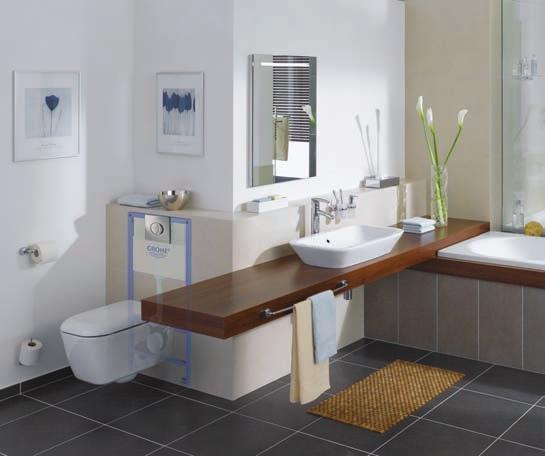 Rapid SL InstallatIonssysteme Das System von Rapid SL gibt Ihnen die Freiheit Ihr ganz eigenes Badezimmer zu designen, denn es bietet eine sichere und schnelle Methode, wandhängende Waschbecken,