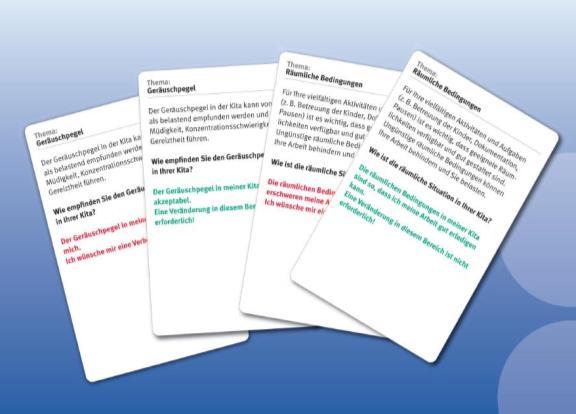 a) Innovative Gestaltung eines Workshops zur GB-Psyche mit Hilfe von Spielkarten Die UK Nord hat eine Methode entwickelt bei der Spielkarten