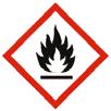 Gefahrenpiktogramme : Signalwort : Achtung Gefahrenhinweise : H226 Flüssigkeit und Dampf entzündbar.