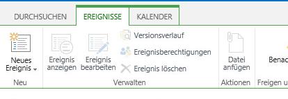 Mit Bibliotheken und Listen arbeiten 5 Einzeltermin und Serientermine eintragen oder Klicken Sie in der Schnellstartleiste auf den Link Kalender, um in diesen Kalender einen Termin einzutragen.