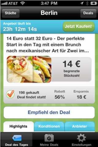 groupon. location based couponing.