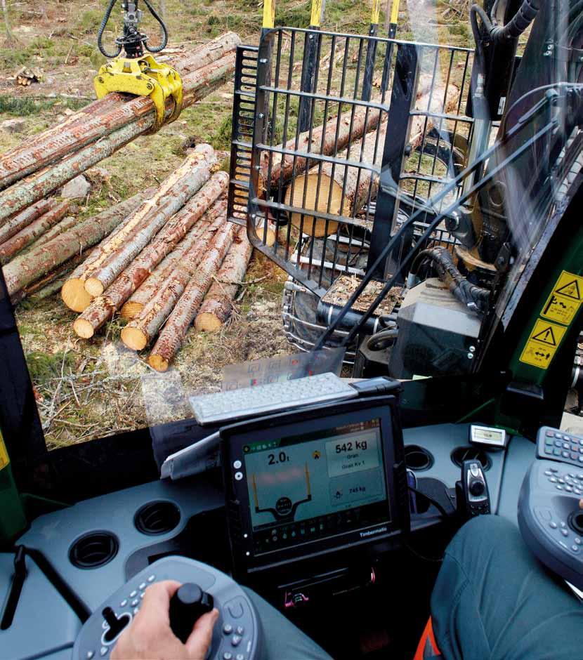 Automatisierungssysteme INTELLIGENTE Automatisierungssysteme für Forstmaschinen Benutzerfreundlich TimberMatic H-12 und