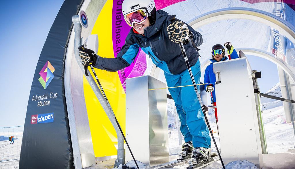 Bergbahnen Sölden / Rudi Wyhlidal GEBALLTE ACTION ZUM NULLTARIF Ab der Wintersaison 2016/17 ist die Teilnahme am Adrenalin Cup automatisch im Skipass inkludiert.