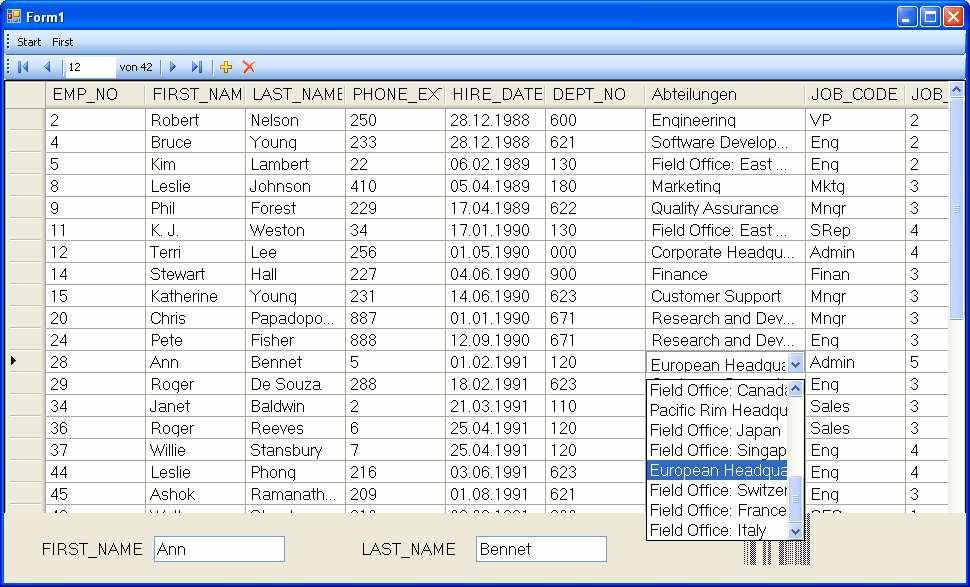 cbcol.displaystyle = DataGridViewComboBoxDisplayStyle.Nothing; DBGrid1.