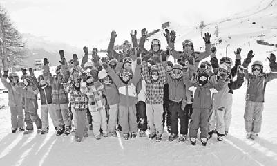 Der Spass am Skifahren und die Freude am Schnee standen am World Snow Day im Vordergrund. Skilehrer der Skischulen St.