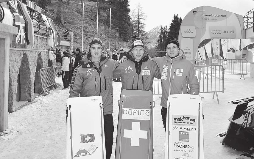14 Samstag, 17. Januar 2015 Am Donnerstag fand auf dem Bobrun St. Moritz Celerina der Europa Cup im Skeleton statt.