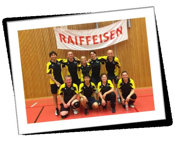 JAHRESBERICHT VOLLEYBALL 1. Rang: Mixed-Volleyball Ennetmoos Am 28.10.15 fuhren wir mit einem kleinen Kader, 4 Frauen und 3 Männern, nach Rothenburg um unser erstes Meisterschaftsspiel zu bestreiten.