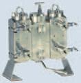 +225 C > 15 mm* Edelstahl GCS Gas Cyclone Separator bis zu 250 bar -35 C bis +225 C Aerosole > 7 mm* Partikel > 3