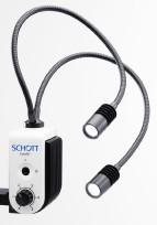 Schott EasyLED 1. Spots 25600101 Spot Plus Beleuchtungssystem inkl. Netzteil (100-240V) Optional passende Halterungen 25600121 Doppel-Spot Plus Beleuchtungssystem inkl.