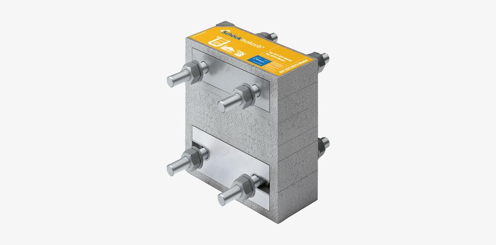 Schöck Isokorb KST Der Schöck Isokorb Typ KST ist das einzige tragende Wärmedämmelement für Anschlüsse im Stahlbau mit einer bauaufsichtlichen Zulassung vom DIBt. Mit der Zulassung Z-14.