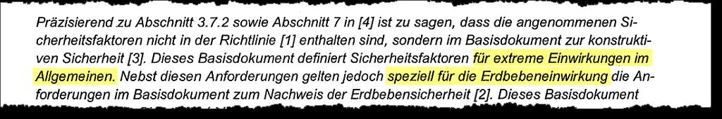 Stellungnahme BFE Die Richtlinie «konstruktive Sicherheit» gelte nur für