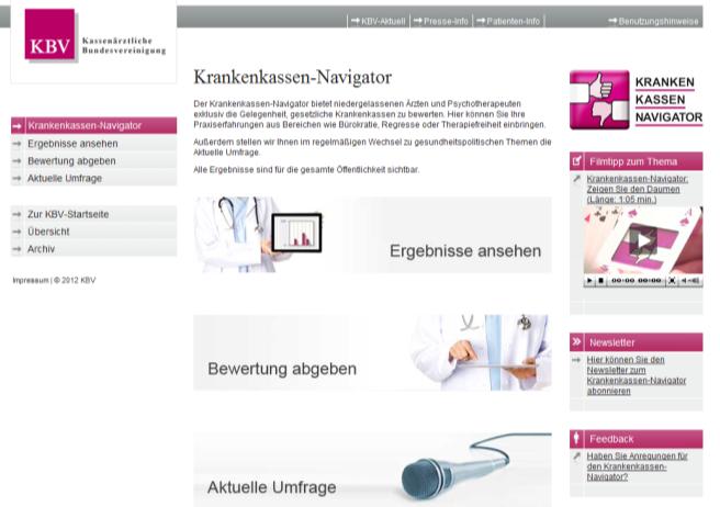 Krankenkassen-Bewertungsportal http://www.