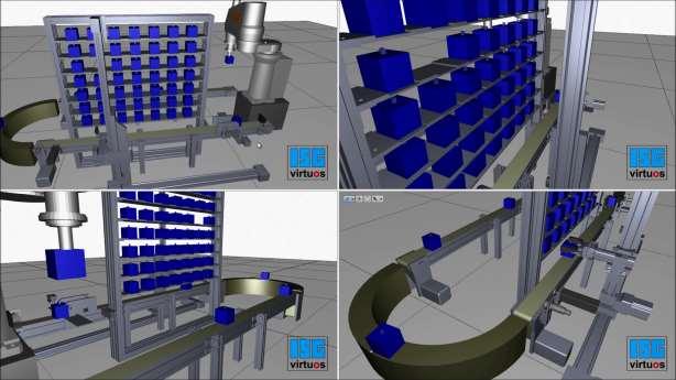 Materialfluss Simulationsmodelle aus Bausteinen Mehrwert Einfaches Verstehen des Modellverhaltens auf Basis