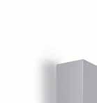 RAL 9006 Weißaluminium matt gepulvert Optional Projektbezogen Aluminiumgehäuse in RAL nach Vorgabe Scheibe / Optik Asymetrisch lichtlenkende Längs-Prismenscheibe oder satinierte ColourLED Scheibe für