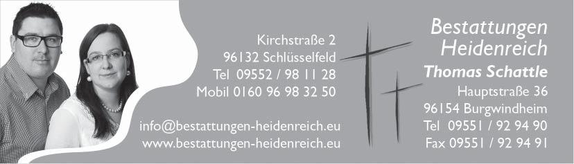 Nebengebäuden im südlichen Steigerwald, nahe der A3, Ausfahrt Geiselwind, zu verkaufen. Zuschriften unter Chiffre 3459 an Steigerwald-Kurier Bauplatz in Wolfsbach, erschlossen, zu verkaufen. Tel.