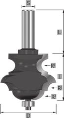 Handoberfräser, Schaftfräser/router bits 1172 HW- (HM) Multi Form Fräser T.