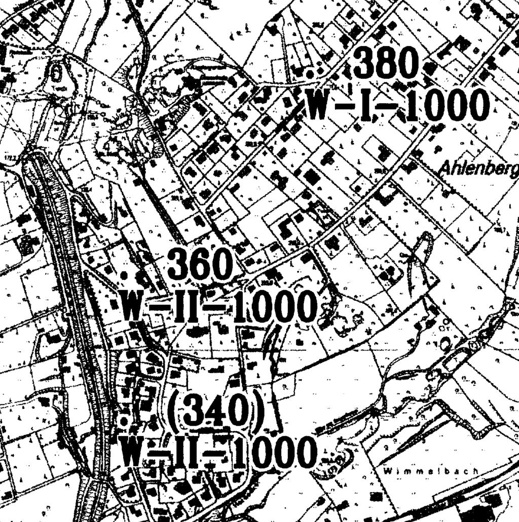 Grundstücksmarktbericht Ennepe-Ruhr-Kreis 1997 39 Einen Auszug aus der Bodenrichtwertkarte von Herdecke (Ruhr) ist als Beispiel dargestellt: Erläuterungen zu den Bodenrichtwerten: Bodenrichtwert in