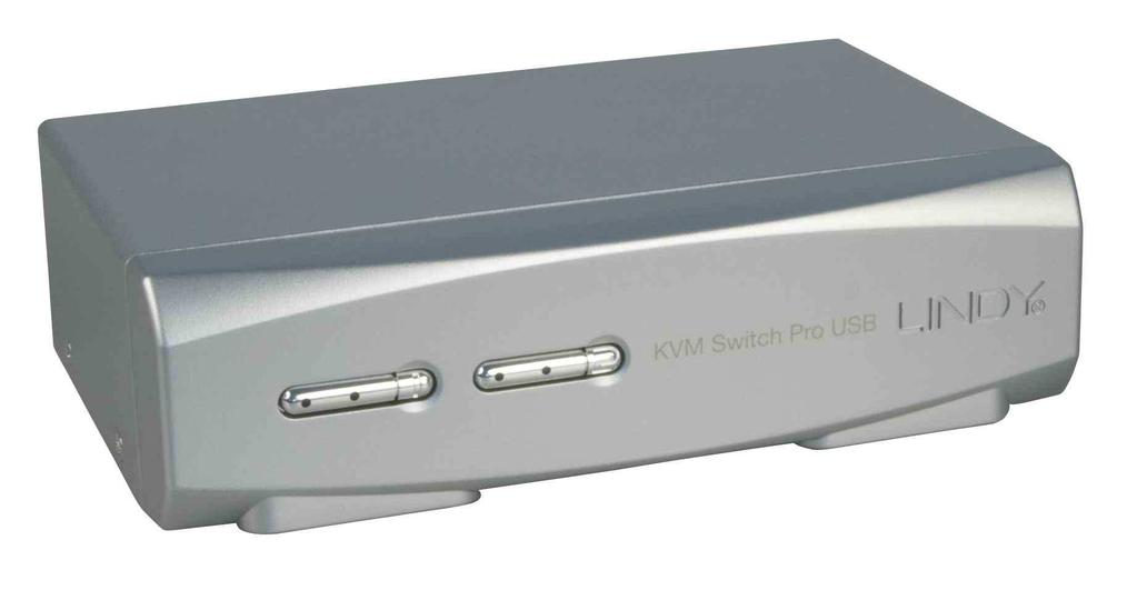 This KVM Switch allows several computers to be connected and controlled from a single keyboard, monitor and mouse thereby reducing hardware costs and maximising desk space.