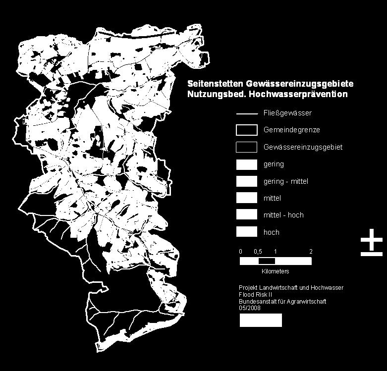 Ergebnisse Gemeinde Seitenstetten Beispielhafte Bewertung der Hochwasserprävention lw.