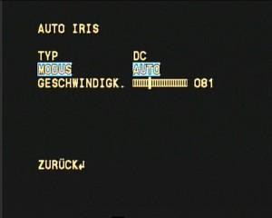 D-WDR / ATR: (Digital Wide Dynamic Range) Erhöht den Dynamikumfang des Bildes. Nach dem Umschalten auf die deutsche Menüsprache wird diese Funktion als ATR (Adaptive Tone Reproduction) angezeigt. BEW.