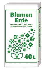 Blumenerde 40 Liter für Zimmer-, Balkonund Kübelpflanzen
