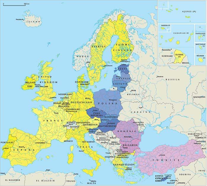Die Europäische Union EU als: IO zwischen Staatenbund und Bundesstaat Freihandelszone Sicherheitsgemeinschaft Kein Krieg seit 2.