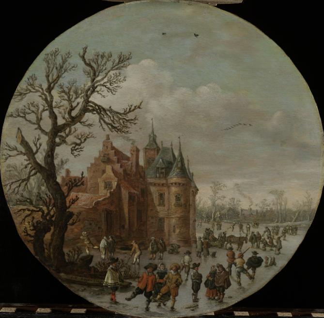 Durchmesser: 25 cm. Leiden, Stedelijk Museum De Lakenhal, Inv.