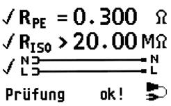 9.3.1. Schutzleiterwiderstand Es gelten die gleichen Aussagen wie im Punkt 9.1.2. 9.3.2. Isolationswiderstand Es gelten die gleichen Aussagen wie im Punkt 9.1.3. 9.3.3. Leitungstest Diese Prüfung stellt eine zusätzliche Funktion dar und ist nicht Bestandteil der DIN VDE 0701-0702.