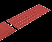 000 FPL Kabelabdeck-Platten n Abdeck-Platte mit roter Signalfarbe n zum Schutz von Erdkabeln aller Art n Material: PVC n mit verrutschsicherer Arretierung Type/Deckbreite mm Art.-Nr.