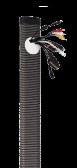 Multimedia-Rohr Multimedia-Rohr Set n umfangreiches Zubehör erhältlich n Einzug von Leitungen mit Stecker möglich n Leitungen nachträglich austauschbar n Temperaturbereich von 5 C bis +90 C n