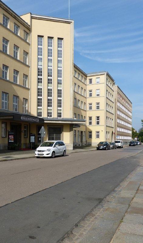 1951 ❺ Maternistraße Auf der linken Seite sehen wir das ehemalige Arbeitsamt.