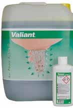 234 Valiant Die ABS Produktreihe für eine stabile Eutergesundheit VALIANT FOAM - ACTIVE D für den Einsatz vor dem Melken otimale Reinigung und Stimulation gelangt in jede Falte und Winkel der