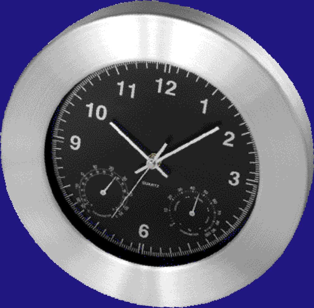 10, 95 106 219 002 ALUMINIUM-QUARZWANDUHR 8-ECK Aluminium-Wall clock 8 corners Quarzwerk mit Sekunde. Ziffernblatt aus eloxiertem Aluminium, ca. 25 x 25 cm.