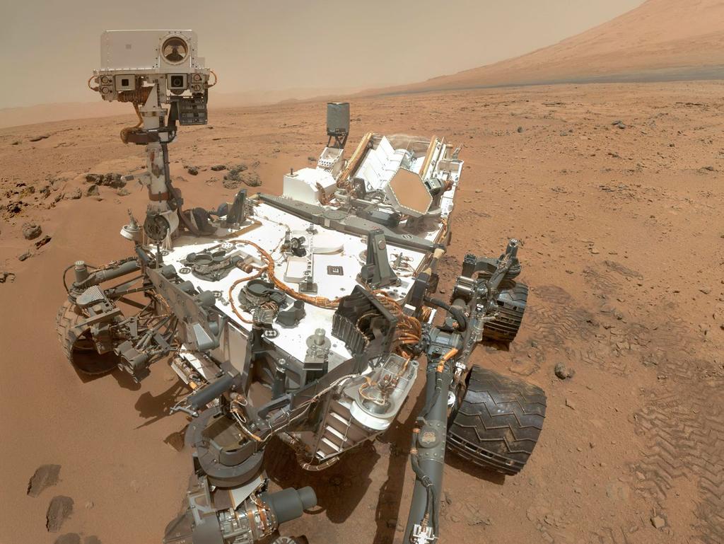 CURIOSITY Zaghaft über den Mars von Karl Urban NASA, JPL / CALTECH / MSSS Ein Jahr nach seiner Landung hat