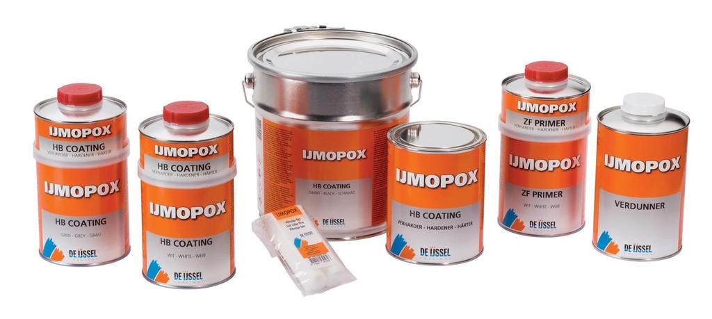 De IJssel IJmopox De IJssel IJmopox Lösungsmittelarme, Zwei-Komponenten-Epoxid-Produkte für Stahl und Aluminium.