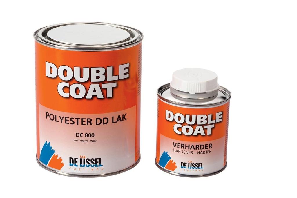 De IJssel Double Coat Double Coat 2K-Lack (Decklack) Hochglänzend Hochglänzender 2K-Polyurethanlack (Decklack) für Boote und Yachten. Sehr einfach in der Verarbeitung mit Pinsel oder Rolle.