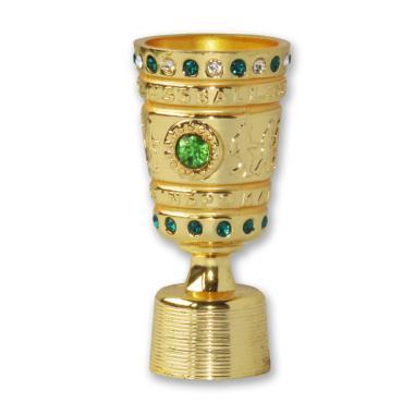 Mit dem DFB-POKAL 70 mm könnt ihr euch jetzt zum Preis von 19,95 Euro ein edles 3D-Miniaturmodell des DFB-Pokals sichern.