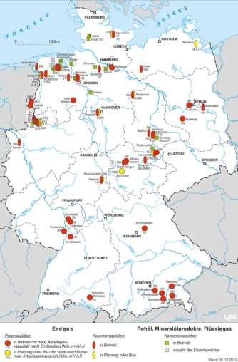 in Deutschland 60 GW Gaskraftwerke: 3 Monate Versorgung sichern (gesicherte Leistung, Ablösung AKW