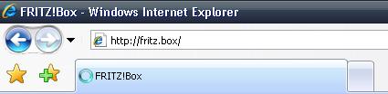 Öffnen der Benutzeroberfläche 4 Öffnen der Benutzeroberfläche fritz.box Die FRITZ!Box hat eine Benutzeroberfläche, die über einen Internetbrowser verwendet werden kann.